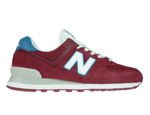 New Balance ML574OBC Scarlet with Light Blue