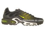 647315-030 Nike Air Max Plus TN 1 Dark Grey/Venom Green