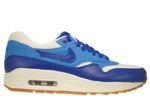 555284-105 Nike Air Max 1 Vintage Sail/Hyper Blue-Blitz Blue Gum Medium Brown
