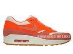 555284-106 Nike Air Max 1 Vntg Sail/Bright Mango-Total Crimson-Gum Medium Brown