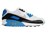 Nike Air Max 90 White/Black-Zen Grey-Laser Blue 325018-108