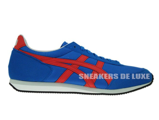 Asics Onitsuka Tiger Sakurada D2D1N 4223 Mid Blue Fiery Red D2D1N 4223 Onitsuka Tiger