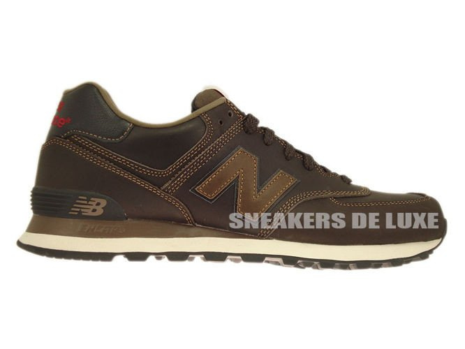 ML574UKW New Balance 574 Brown Leather ML574UKW New Balance mens