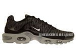604133-087 Nike Air Max Plus TN 1 Black / Metallic Silver-Black