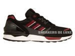 M19664 adidas ZX 8000 Core Black / Collegiate Burgundy / Dgh Solid Grey