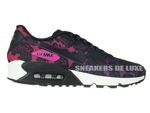 749326-500 Nike Air Max 90 Jacquard Mulberry/Black-Sport Fuchsia-Summit White